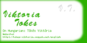 viktoria tokes business card